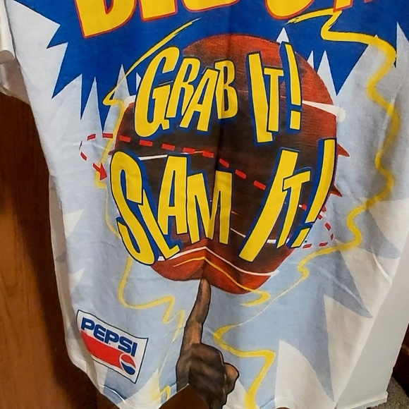 Vintage deadstock pepsi shaq shirt rare single stich - Picture 3 of 10